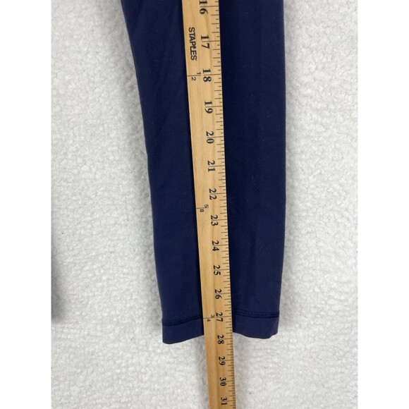 Lululemon Free Runner Cropped Leggings Women’s Size 6 Navy Running Athletic - Picture 4 of 7